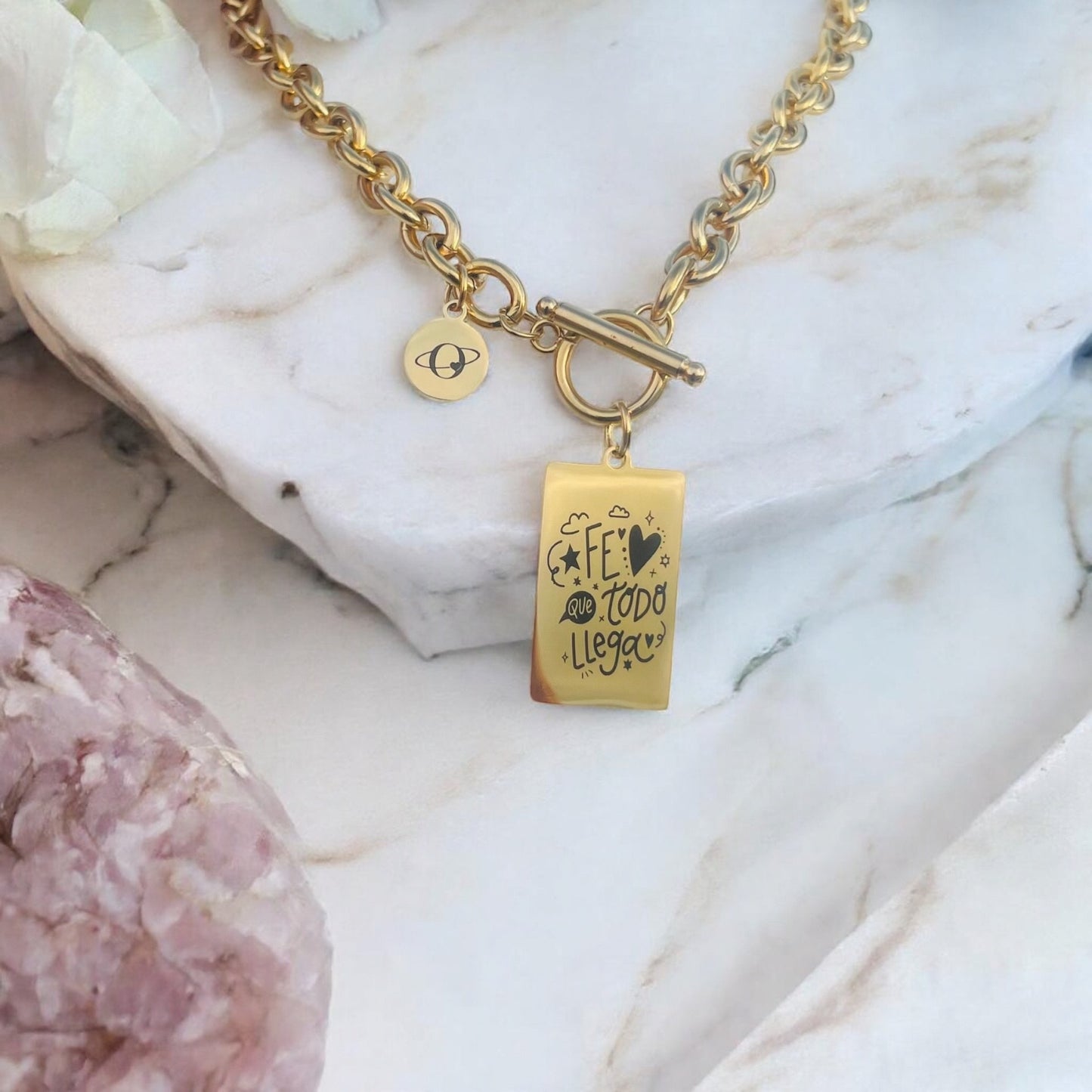 Collar "Fe que Todo Llega"